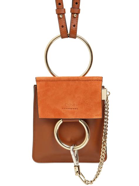 chloe mini faye shoulder bag|Small Faye Leather & Suede Shoulder Bag .